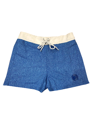 VER. SHORT DE BAÑO NENE LISO CON CINTURA AJUSTABLE PREMIUM (4, AZUL)