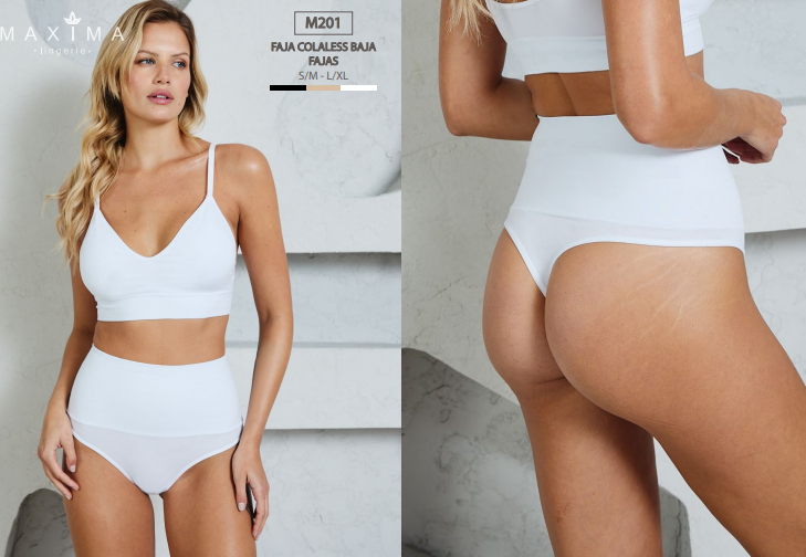 [MXM201] BOMBACHA FAJA COLALES BAJA SIN COSTURA (S/M)