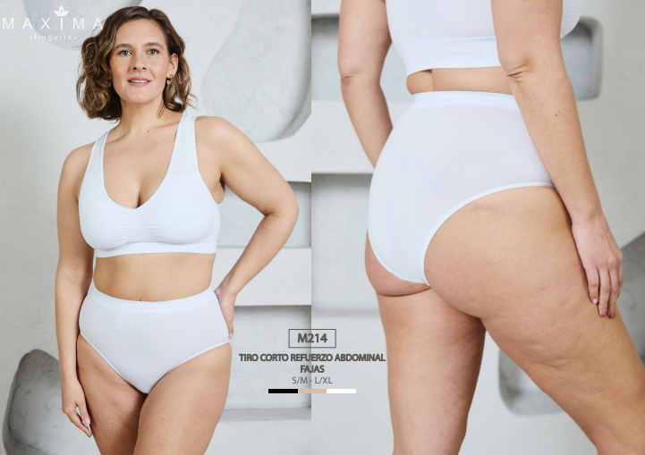 [MXM214] BOMBACHA FAJA TIRO CORTO SIN COSTURA (S/M)