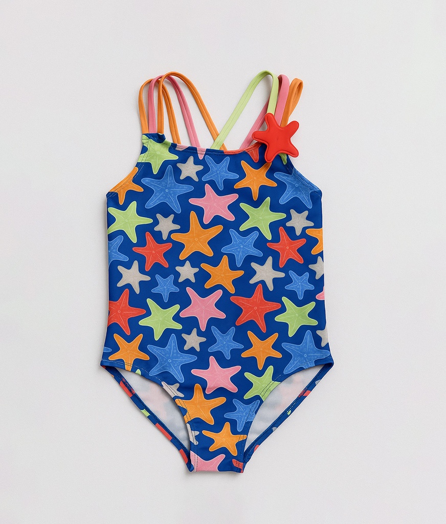 VER. MALLA ENTERA NENA ESTAMPADA "ESTRELLAS"