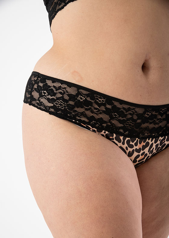 COLALES DE MICROFIBRA Y PUNTILLA ANIMAL PRINT (2)