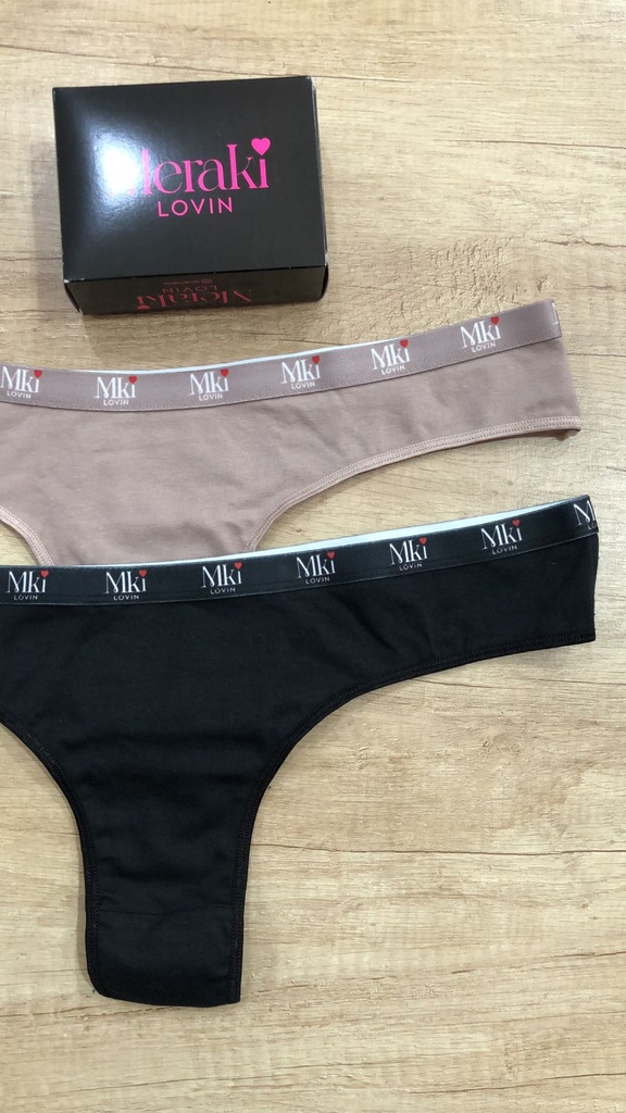 [MER4007] PACK X3 COLALES DE ALGODÓN Y LYCRA CON ELASTICO PERSONALIZADO