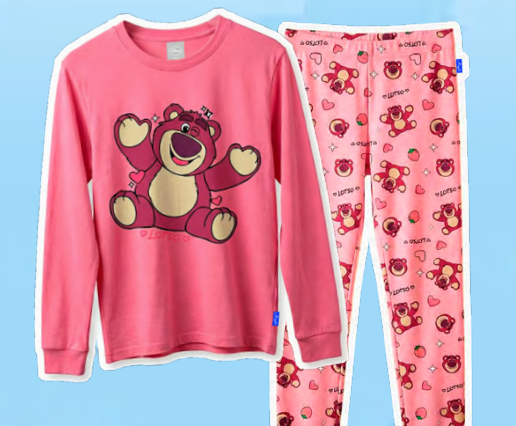 [DIS80498] DESCUENTO 10% LIQUIDACION DE TEMPORADA! INV. PIJAMA DE ALGODÓN ESTAMPADO Y MODAL SUBLIMADO "TOY STORY" (2, ROSA)