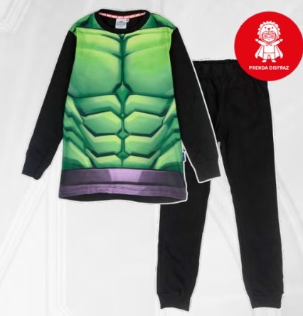 [DIS80883] DESCUENTO 10% LIQUIDACION DE TEMPORADA! INV. PIJAMA DISFRAZ DE ALGODÓN "HULK" (2)