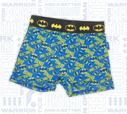 VER. BOXER DE MODAL SUBLIMADO CON ELASTICO PERSONALIZADO "BATMAN" INV. (4)
