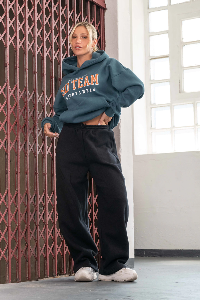 INV. PANTALON JOGGING BOYFRIEND DE FRISA (1, NEGRO)