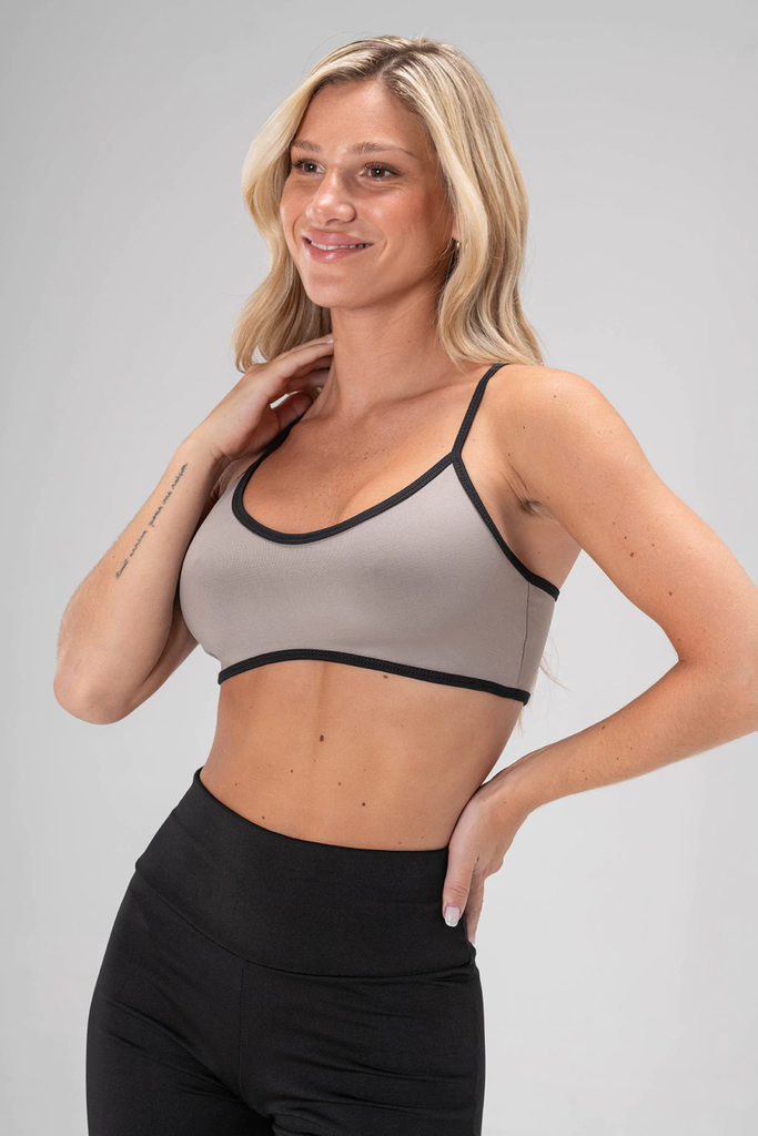 [SHE6515] VER. TOP DEPORTIVO CON VIVOS DE POLISAP (1, MOCHA)
