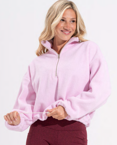 [SHE8021M] INV. BUZO DE POLAR CON CIERRE Y TANCA (1, CHOCOLATE)