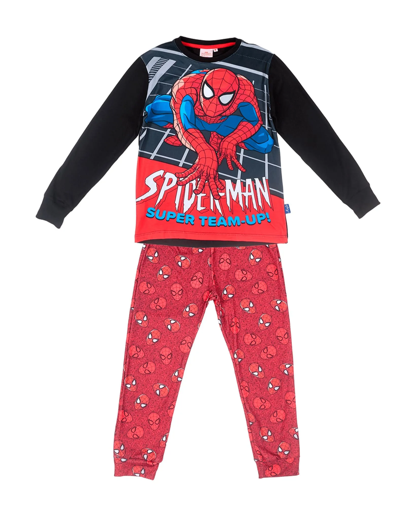 [DIS81070] DESCUENTO 10% LIQUIDACION DE TEMPORADA! INV. PIJAMA DE ALGODÓN Y MODAL SUBLIMADO "SPIDER MAN" (4, AZUL)