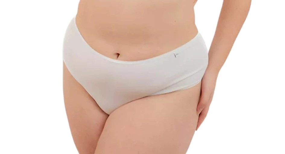 [ALIS812] BOMBACHA CULOTELESS ALTO DE ALGODÓN (2, BLANCO)