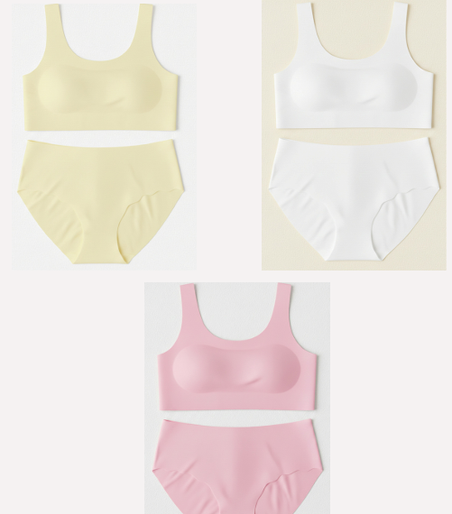 [MAR40000] CONJUNTO NENA LISO SIN COSTURA (8, BLANCO)