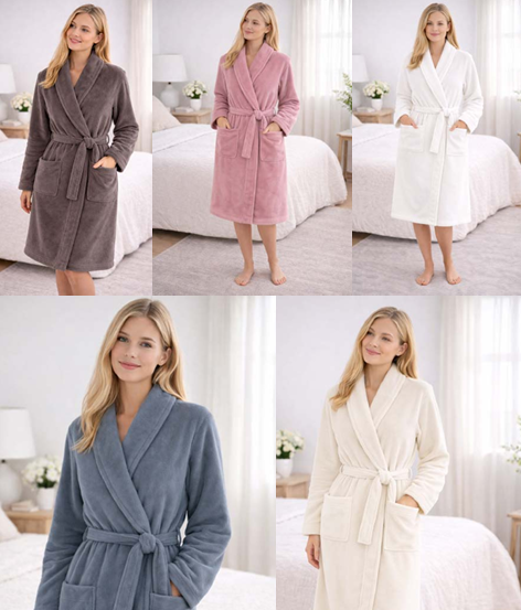 [MXM3010] DESCUENTO 10% LIQUIDACION DE TEMPORADA! INV. BATA POLAR SOFT DAMA LISA (S/M)
