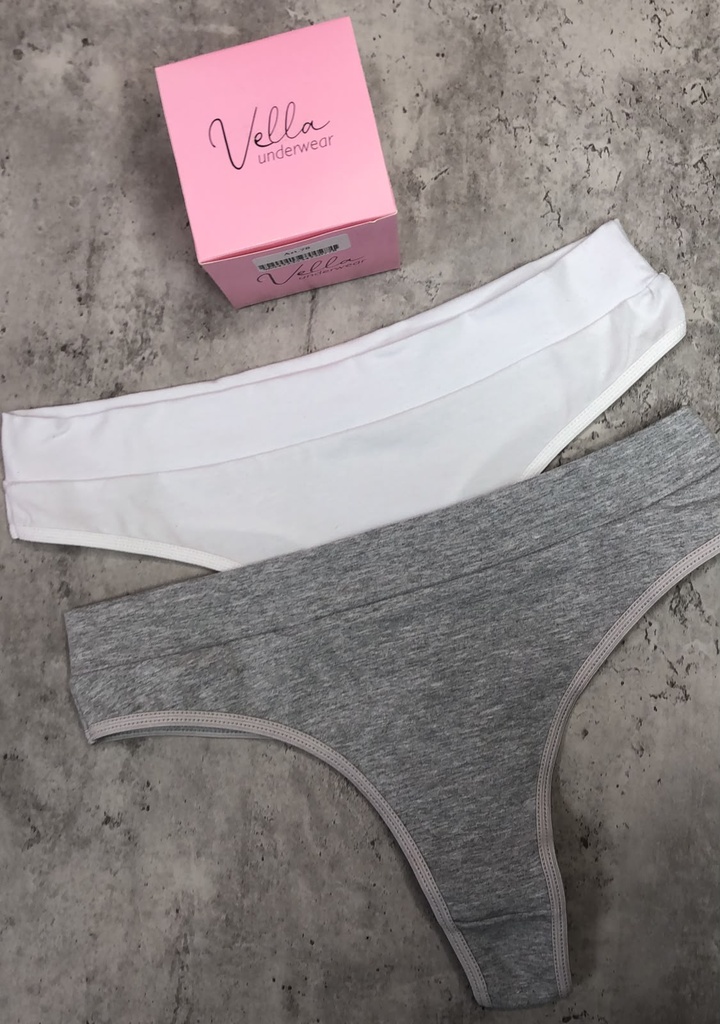 [VEL78] PACK X2 COLALES DE ALGODÓN CON CINTURA