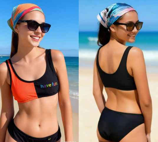 VER. MALLA BIKINI TOP TEENS COMBINADA LISA CON CULOTTE (12, LILA)