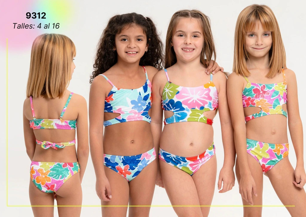 [VYO9312] VER. MALLA BIKINI NENA ESTAMPADA "FLORES" (4)