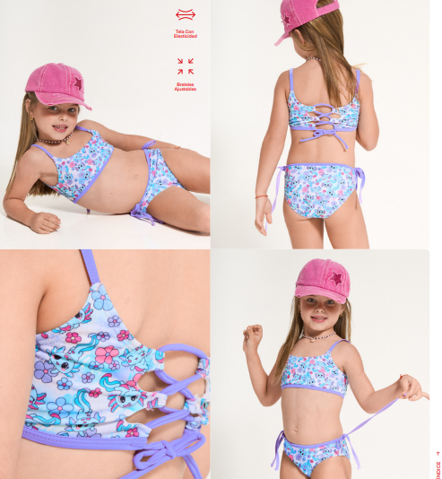 [ELE2714] VER. MALLA BIKINI NENA TOP ESTAMPADO CON ESPALDA CRUZADA (4)