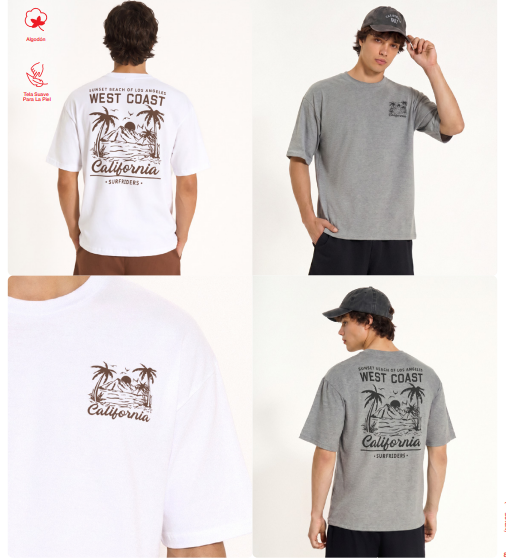 [ELE2772] VER. PIJAMA TEENS REMERA ESTAMPADA Y SHORT LISO (16, MELANGE)