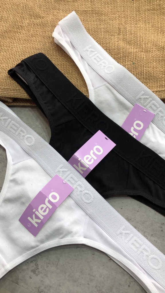 PACK X3 COLALES DE ALGODÓN Y LYCRA ELASTICO PERSONALIZADO RELIEVE Y TUL