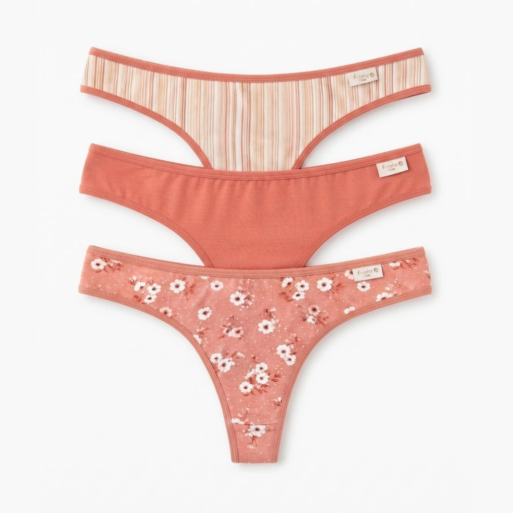 [FRA5026] PACK X3 COLALES DE ALGODÓN Y LYCRA ESTAMPADA "TERRA"