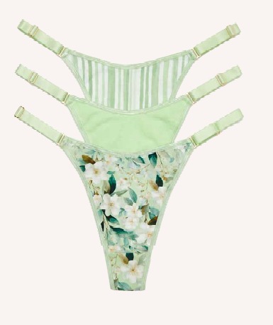 [FRA5053] PACK X3 REGULABLE DE ALGODÓN Y LYCRA ESTAMPADA "BOTANICAL"