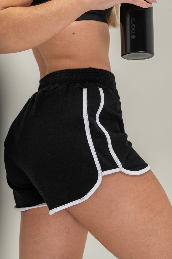 [SHE3268] VER. SHORT RUSTICO DE LYCRA CON VIVOS (1, BLANCO)