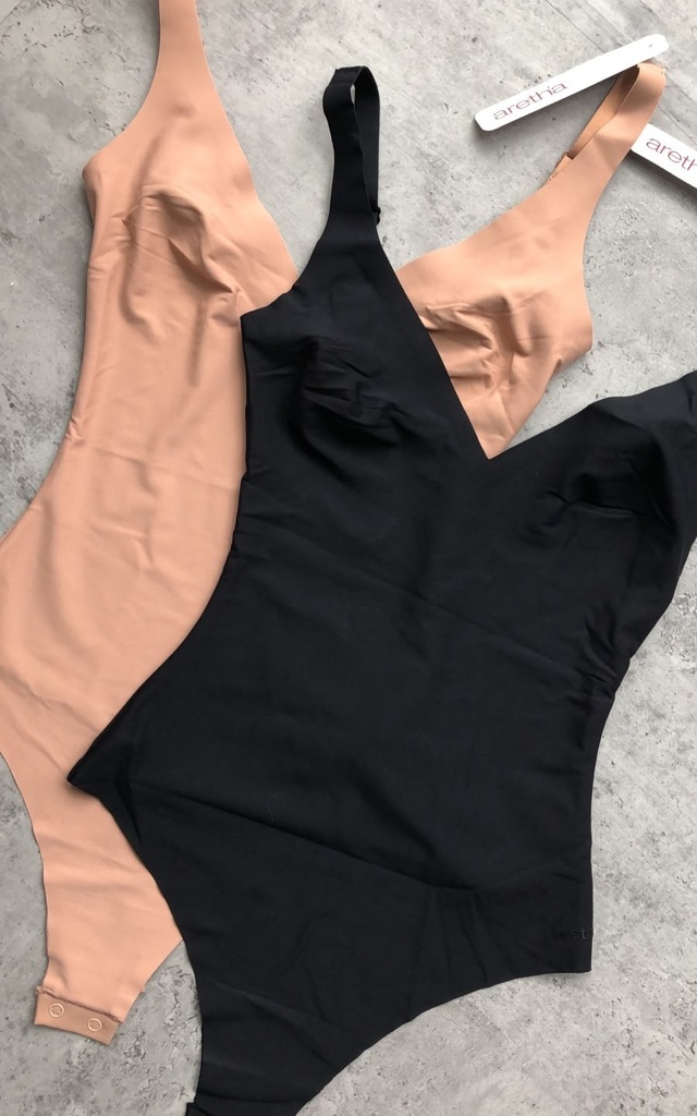 [ART80216] BODY SIN COSTURA CON COPA PREMOLDEADA (S, NEGRO)