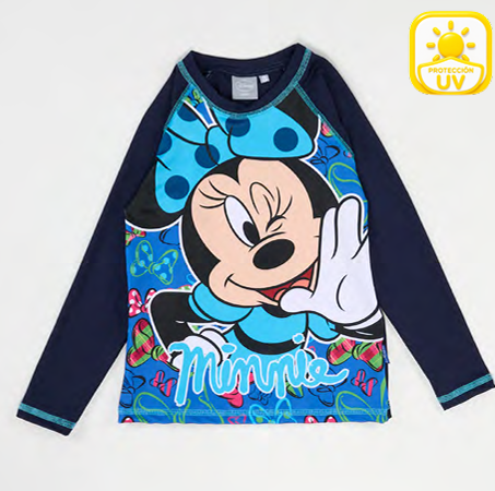 [DIS83027] VER. REMERA CON PROTECCION UV DE MICROFIBRA SUBLIMADA "MINNIE" (2)