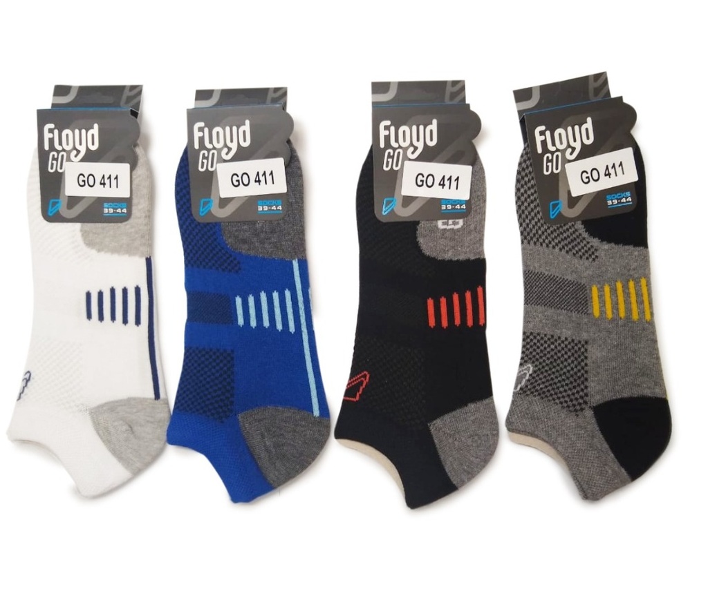 [FLOGO 411] Invisible hombre  alg/lycra puño extra streech empeine ventilado refuerzo en  zona contacto