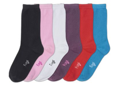[FLOMJ-1] Media casual lisa del 35 al 40 (BLANCO/NEGRO)