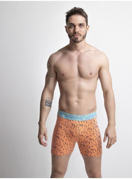 [G33030] BOXER DE ALGODON Y LYCRA ESTAMPADO DEL S AL XXL (S)