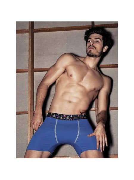 [G33303] OFERTON! - BOXER CLASICO DE ALGODON Y LYCRA PIERNA LARGA (S)