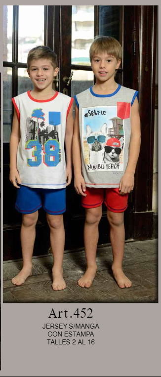 VER. NENE PIJAMA JERSEY MUSCULOSA ESTAMPADO