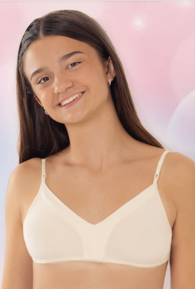 [MAR1000] CORPIÑO TEEN ALG Y LYCRA (8, AVELLANA)