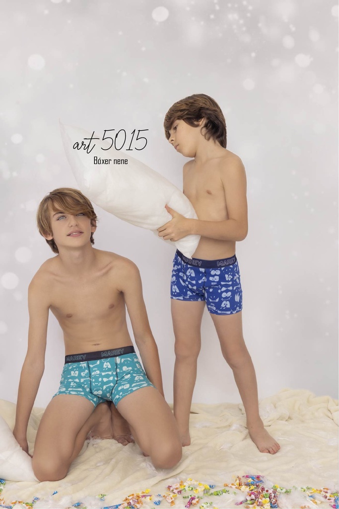 [MAR5015] BOXER NIÑO ALG Y LYCRA "OJITOS" (2)