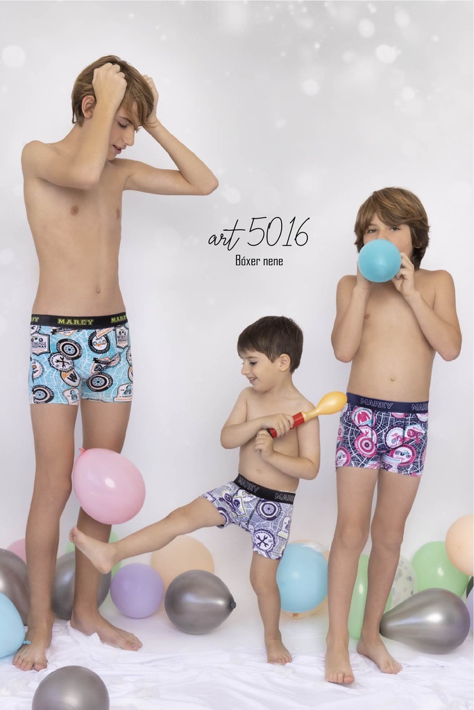 [MAR5016] BOXER NIÑO ALG Y LYCRA "MOTORS" (2)