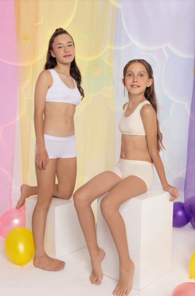 [MAR901] CONJ. DEPORTIVO ALG Y LYCRA CON BOXER (8, BLANCO)